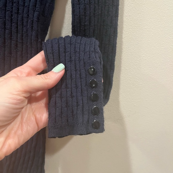 Sezane Dita Sweater In Navy, XS - Picture 4 of 6
